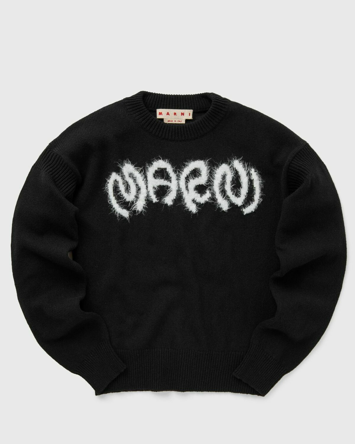 Marni Roundneck Sweater Black Pullovers Marni