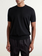 Brioni - Cashmere and Silk-Blend T-Shirt - Black