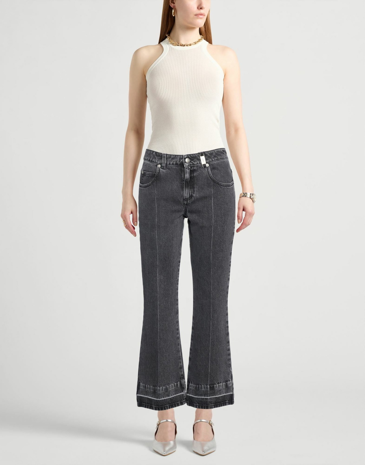 Mcqueen Womens Jeans in Black