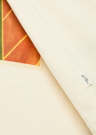 Les Deux Court Printed Cotton T-shirt White