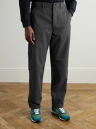 OrSlow - Straight-Leg Houndstooth Tweed Trousers - Gray