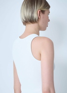 Balenciaga Logo Motif Tank Top