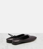 Calvin Klein Collection Kate leather slingback flats