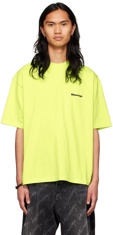 Photo: Balenciaga Yellow Cotton T-Shirt