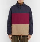 Monitaly - Colour-Block Cotton Jacket - Men - Navy