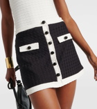 Adriana Degreas Jacquard miniskirt