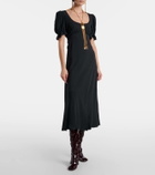 Chloé Gathered midi dress