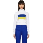 Anton Belinskiy White Mock Neck Sweater