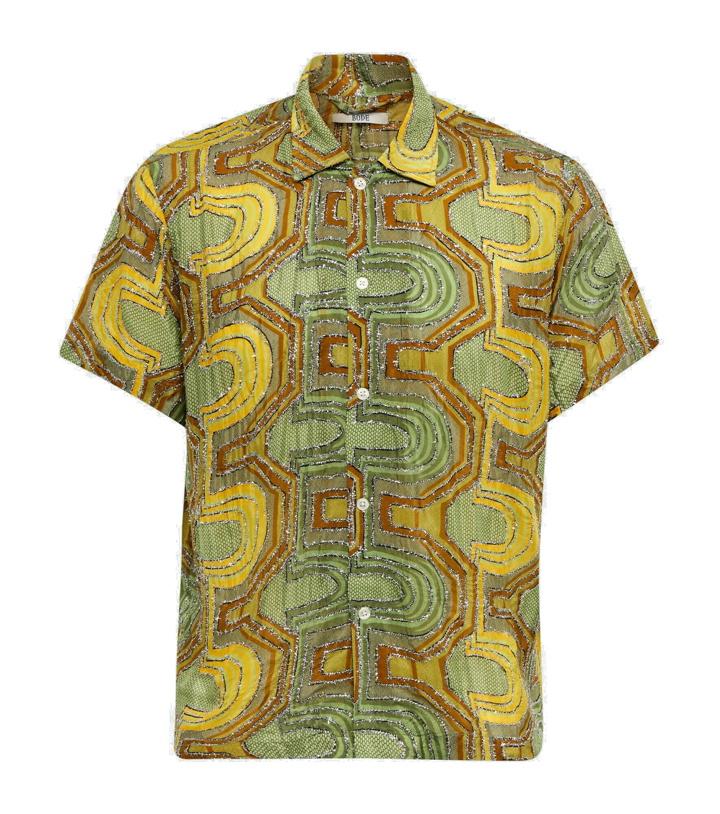 Photo: Bode - Disco Tinsel embroidered shirt