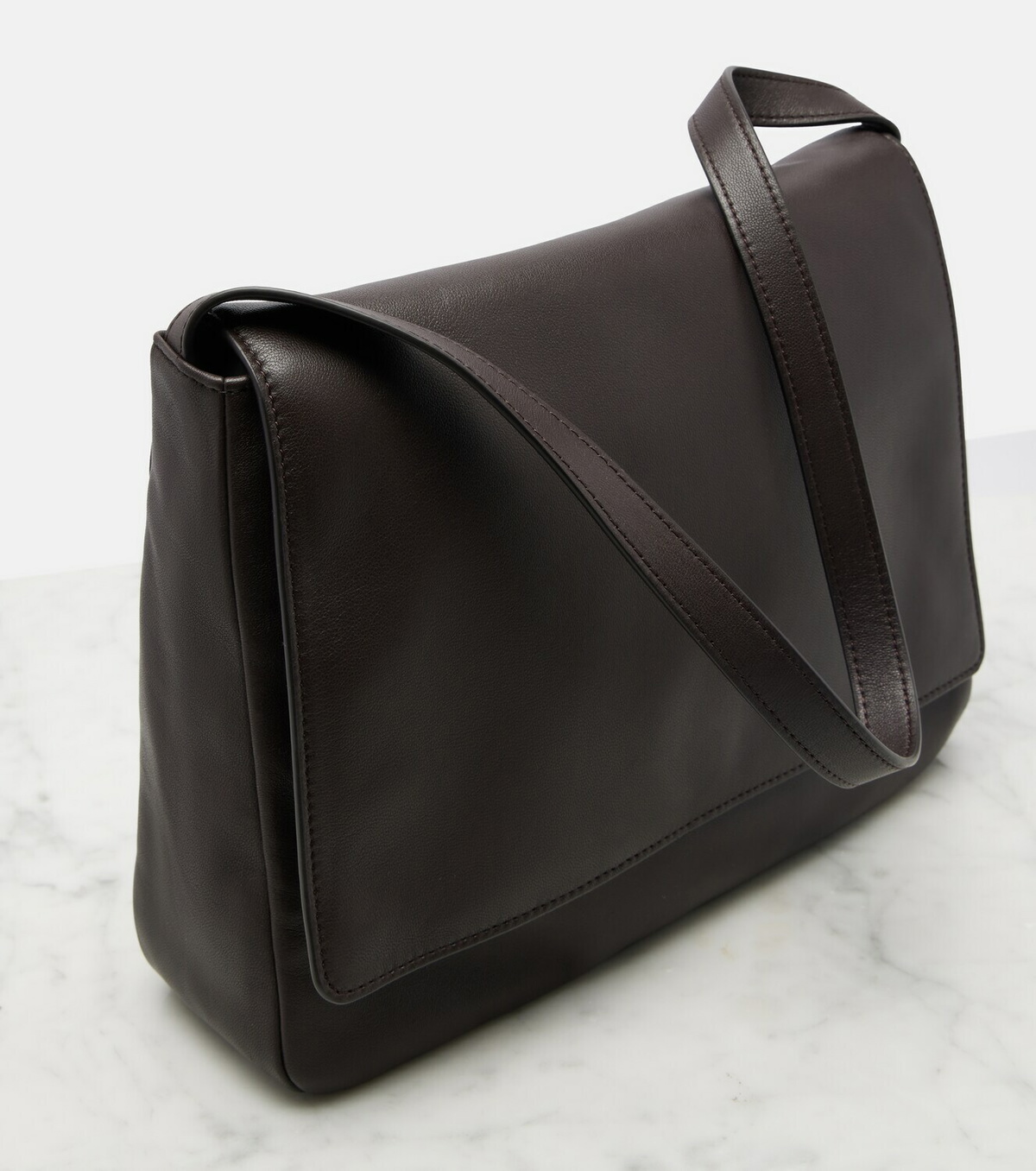 The Row Nuance Two leather shoulder bag