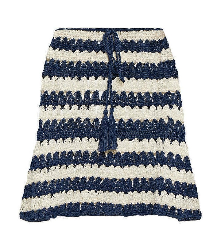 Photo: Anna Kosturova Farrah crochet cotton miniskirt