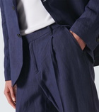 Sunspel Linen straight pants