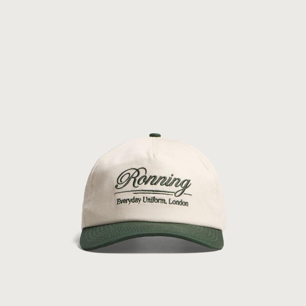 Ronning Men's Uniform Cap in Green/Ecru