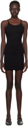ÉTERNE Black Tank Minidress