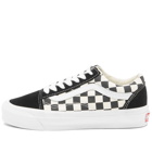 Vans Vault UA OG Old Skool LX Sneakers in Black/White Checkerboard