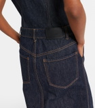Sportmax Farfalla denim midi dress