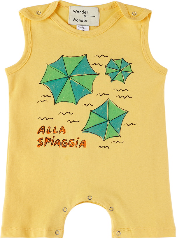 Photo: Wander & Wonder Baby Yellow 'Alla Spiaggia' Romper