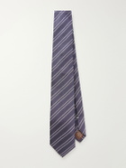 Canali - 8cm Striped Silk Tie