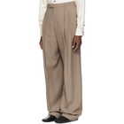 Valentino Taupe Wool Trousers