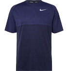 Nike Running - Medalist Mélange Dri-FIT T-Shirt - Blue