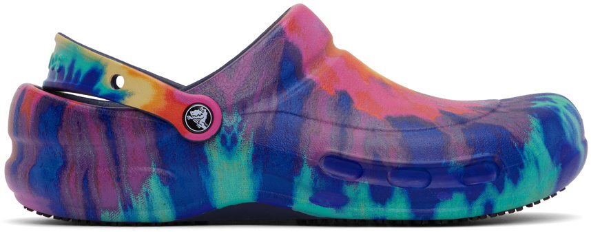 Bistro graphic discount clog tie dye