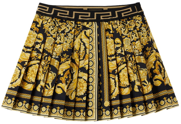 Photo: Versace Baby Black & Gold Barocco Skirt