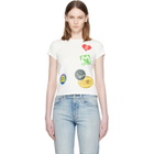 MM6 Maison Margiela White Sticker T-shirt