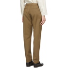 Deveaux New York Brown Wool Jasper Trousers