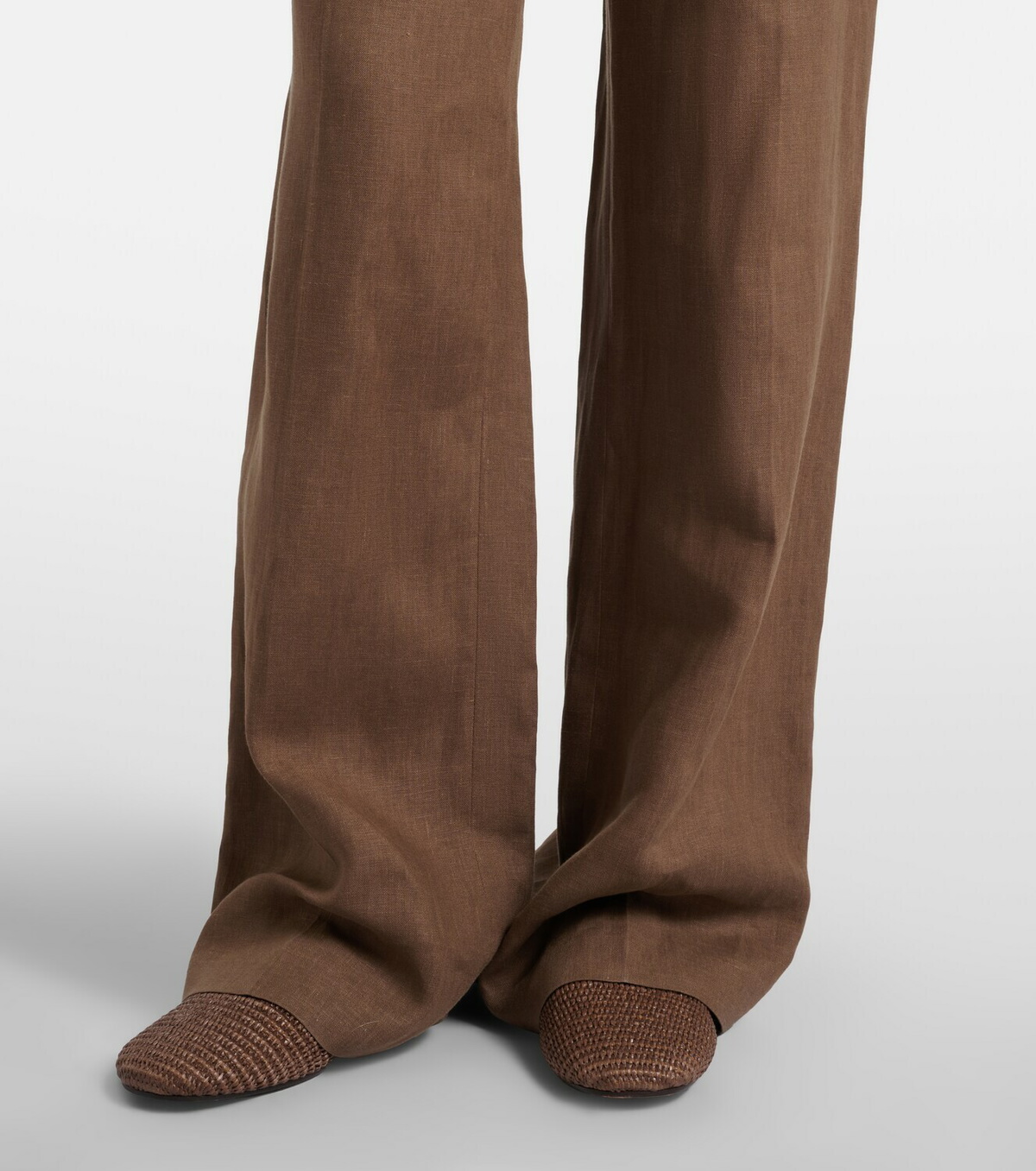 Ralph Lauren Collection Dean linen wide-leg pants