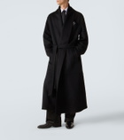 Tom Ford Wool and silk wrap coat
