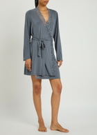 Eberjey Georgina Jersey Robe Grey