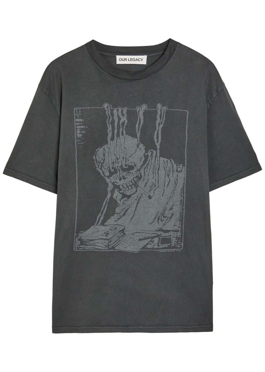 Our Legacy Hover cotton-blend velour T-shirt Our Legacy