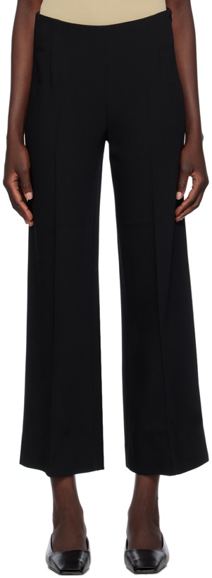 Photo: TOTEME Black Wide Trousers