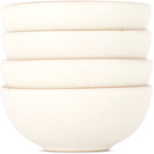 Lineage Ceramics White Cereal Bowl, 4 pcs