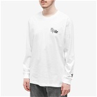 Adidas Men's Long Sleeve Fuzi T-Shirt in White