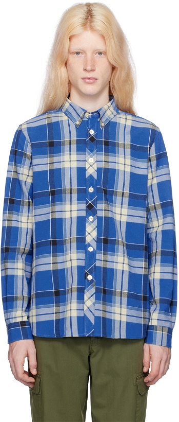 Photo: PS by Paul Smith Blue Check Shirt
