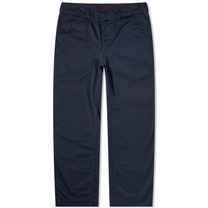Photo: Nanamica Men's Wide Chino Pant in Navy