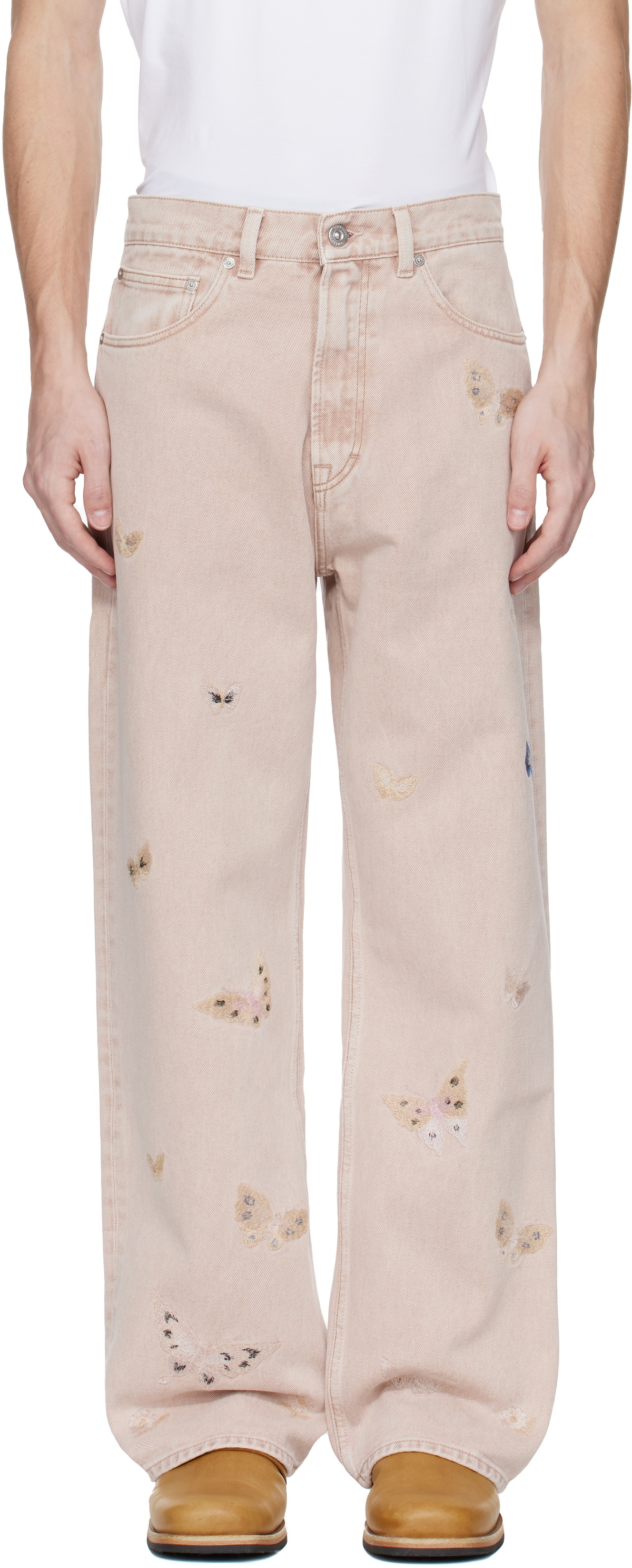OUR LEGACY Pink Third Cut Jeans Our Legacy