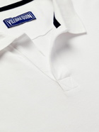 Vilebrequin - Logo-Embroidered Cotton-Piqué Polo Shirt - White