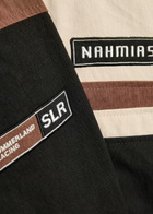 Nahmias Appliquéd Canvas Bomber Jacket Black