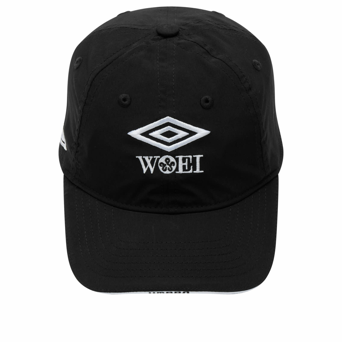 Umbro Men's x WOEI Script Cap in Black 