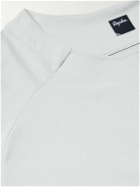 Rapha - Trail Logo-Print Recycled Honeycomb-Knit Cycling T-Shirt - Gray
