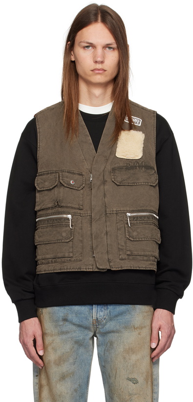 Photo: Kenzo Khaki Mutlipocket Vest