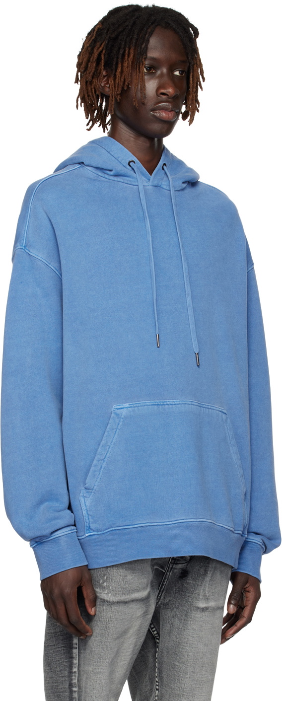 Ksubi Blue 4x4 Biggie Hoodie Ksubi