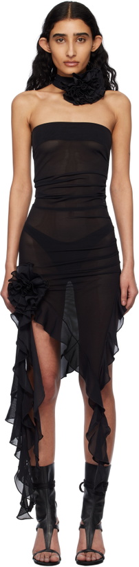 Photo: Fancì Club Black 'The Crime' Midi Dress