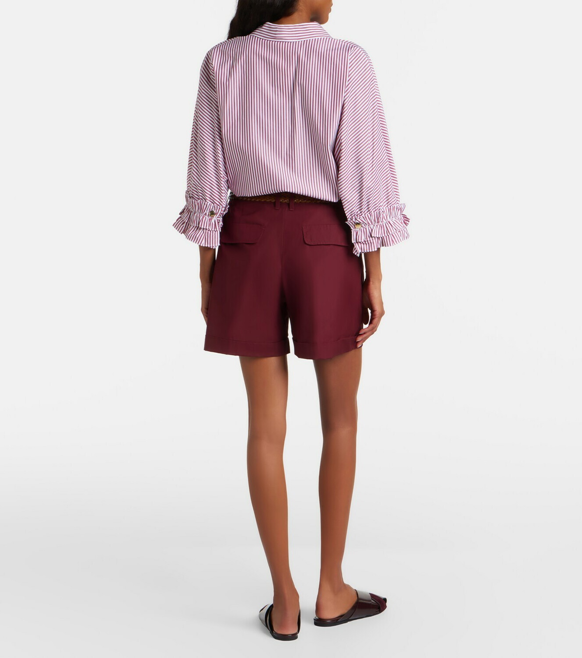 'S Max Mara Cotton poplin shorts