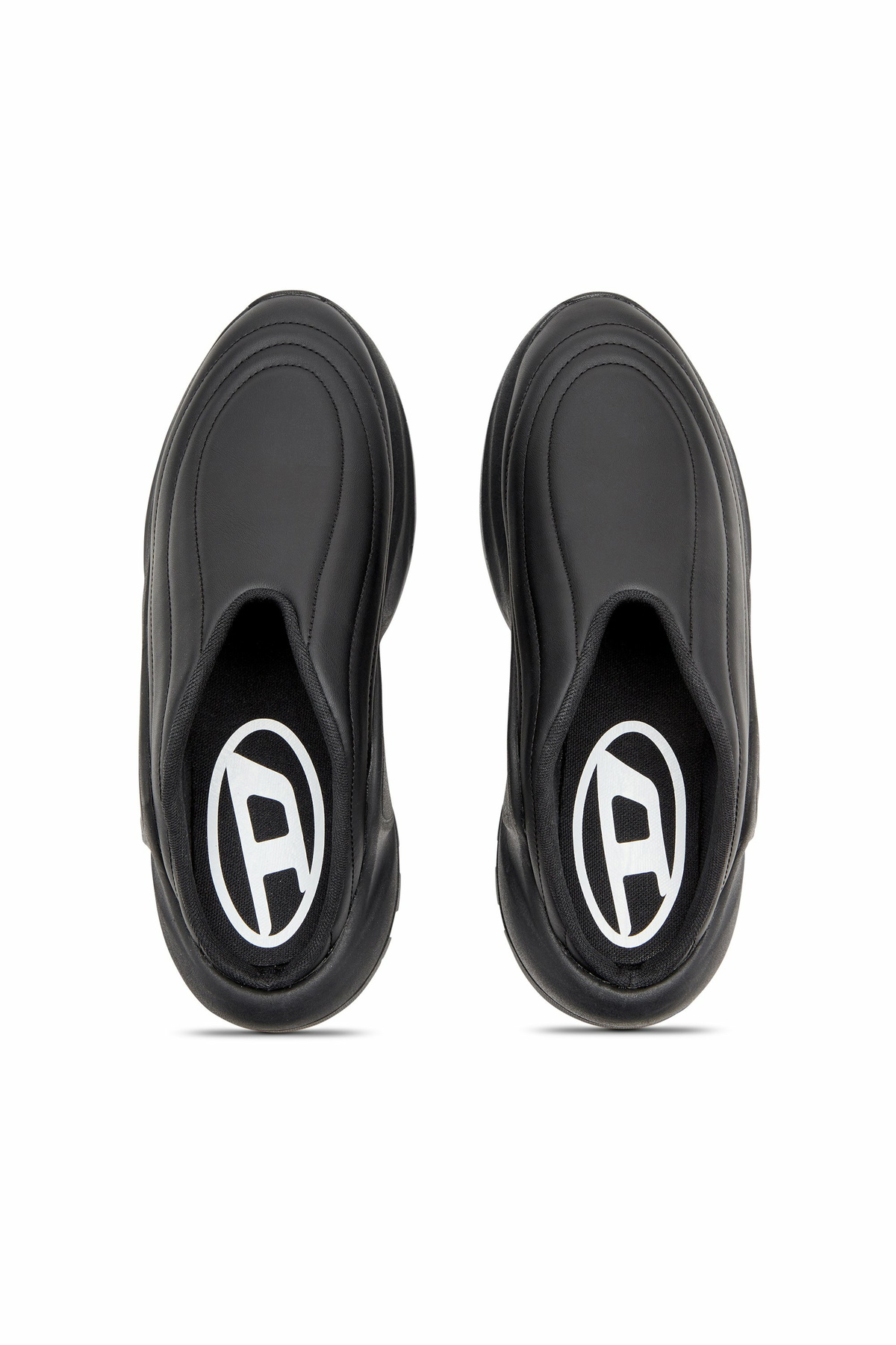Diesel Matte mules - Sneakers - Unisex - Black