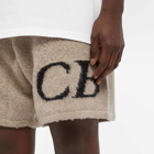 Cole Buxton Men's Intarsia Knit Shorts in Tuscan