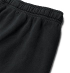 BILLY - Loopback Cotton-Jersey Sweatpants - Black