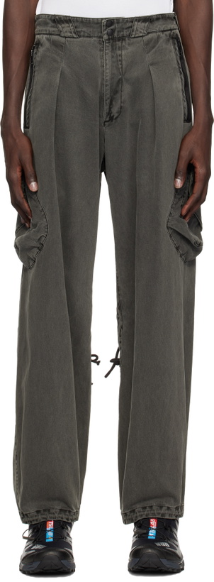 Photo: HYEIN SEO Gray Dyed Cargo Pants